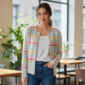 ONE GIRL WHO Cashmere Cardigan Size M